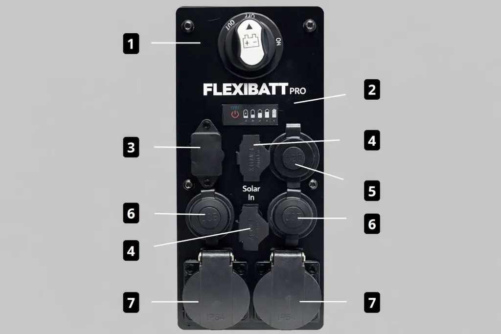 FlexiBatt PRO 2.5KW – Batterie Tactique Ruggedisee en Valise Renforcee pour Operations Militaires, Deploiements Terrain et Stockage d’Energie Haute Fiabilite.